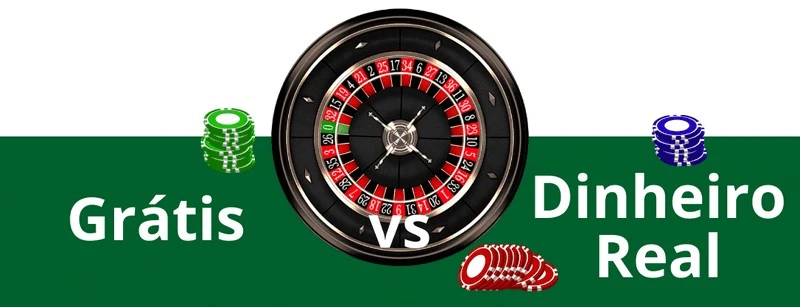 Roleta Online Grátis vs Dinheiro Real